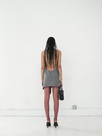 OPEN-BACK SUIT DRESS