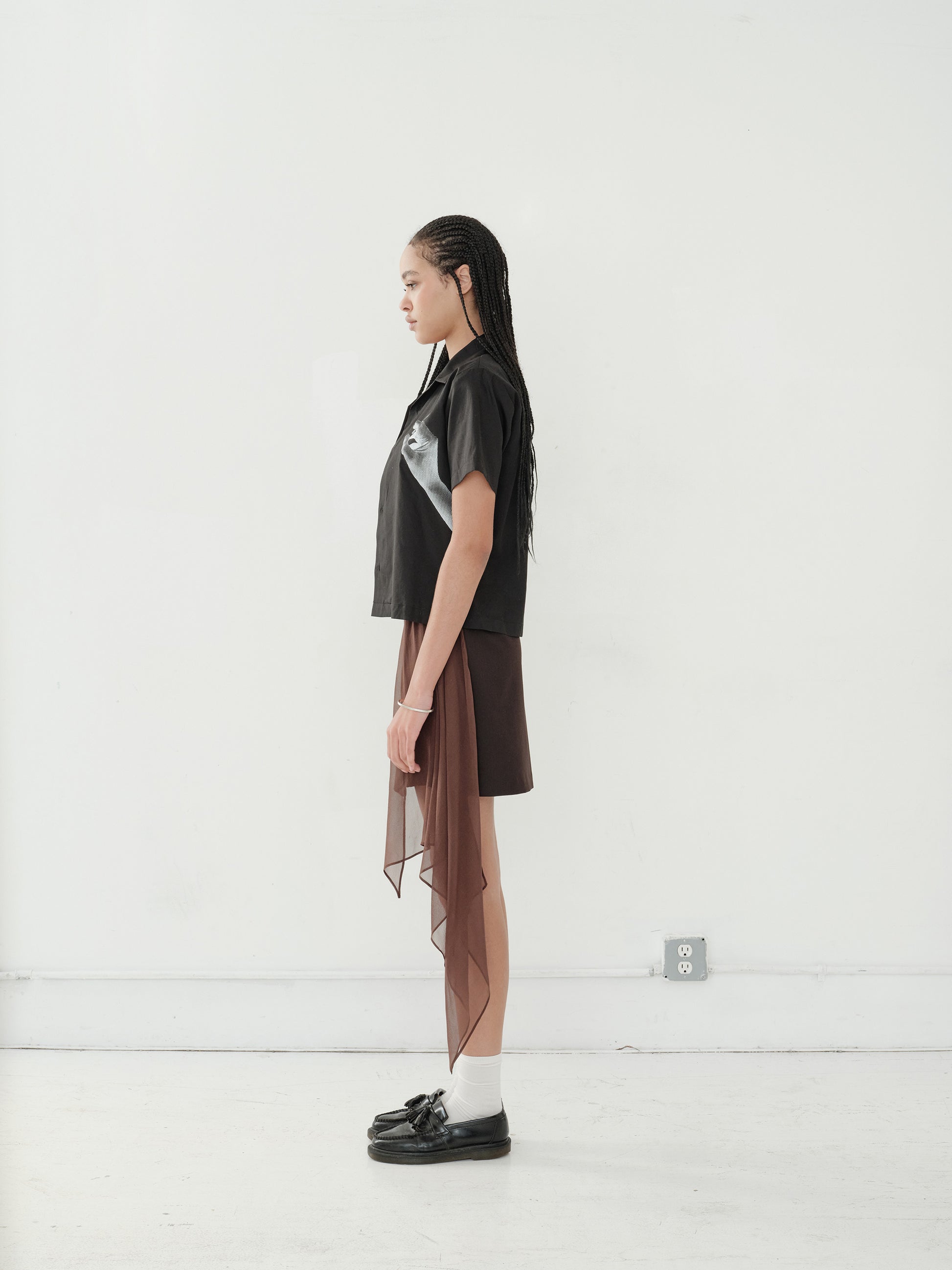 SIDE SHEER SKIRT