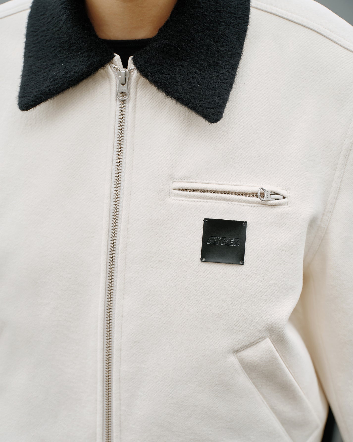 CREAM WORKWEAR JACKET