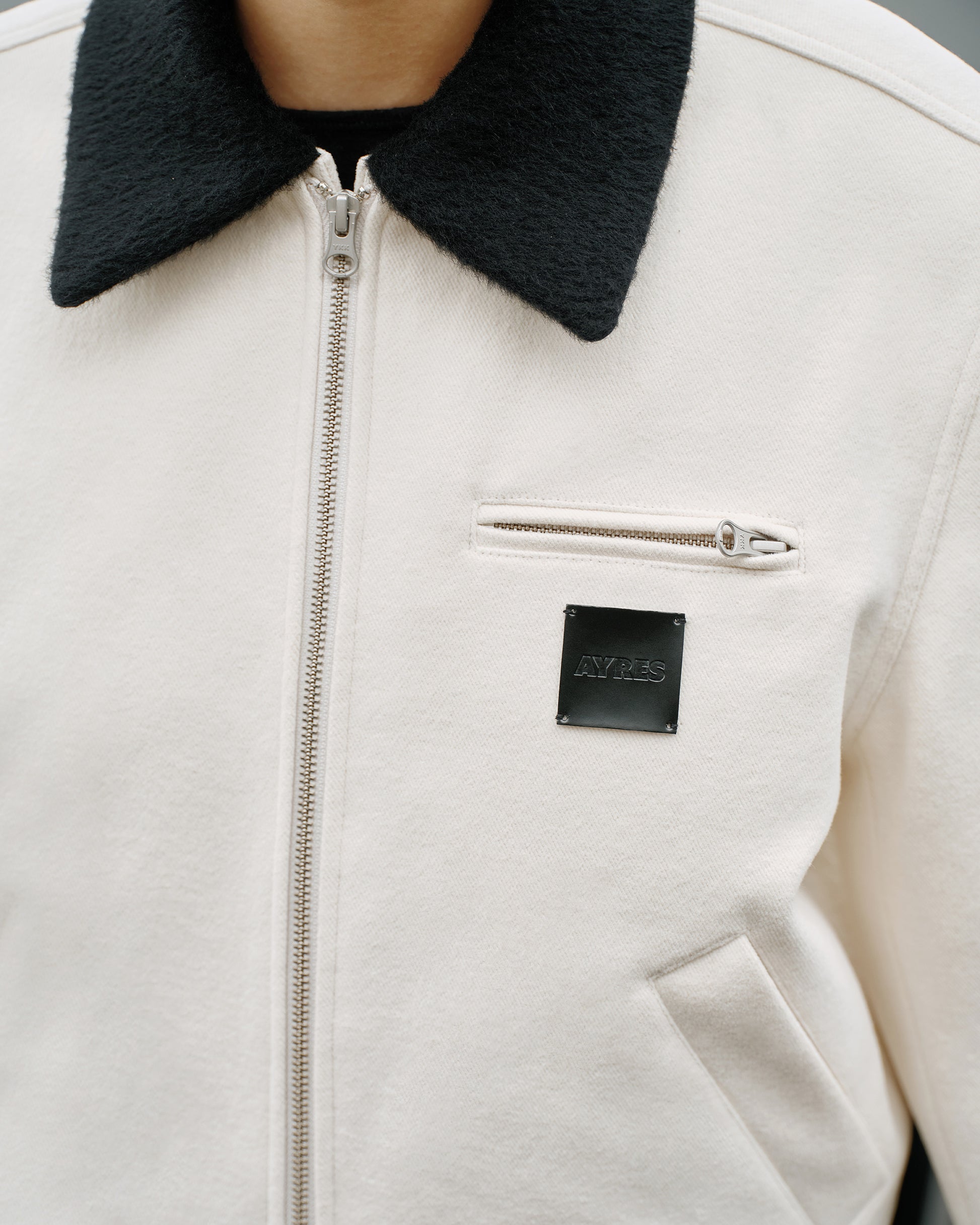 CREAM WORKWEAR JACKET