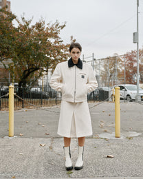 CREAM WORKWEAR JACKET