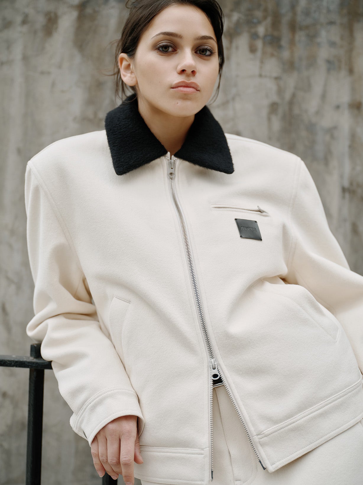 CREAM WORKWEAR JACKET