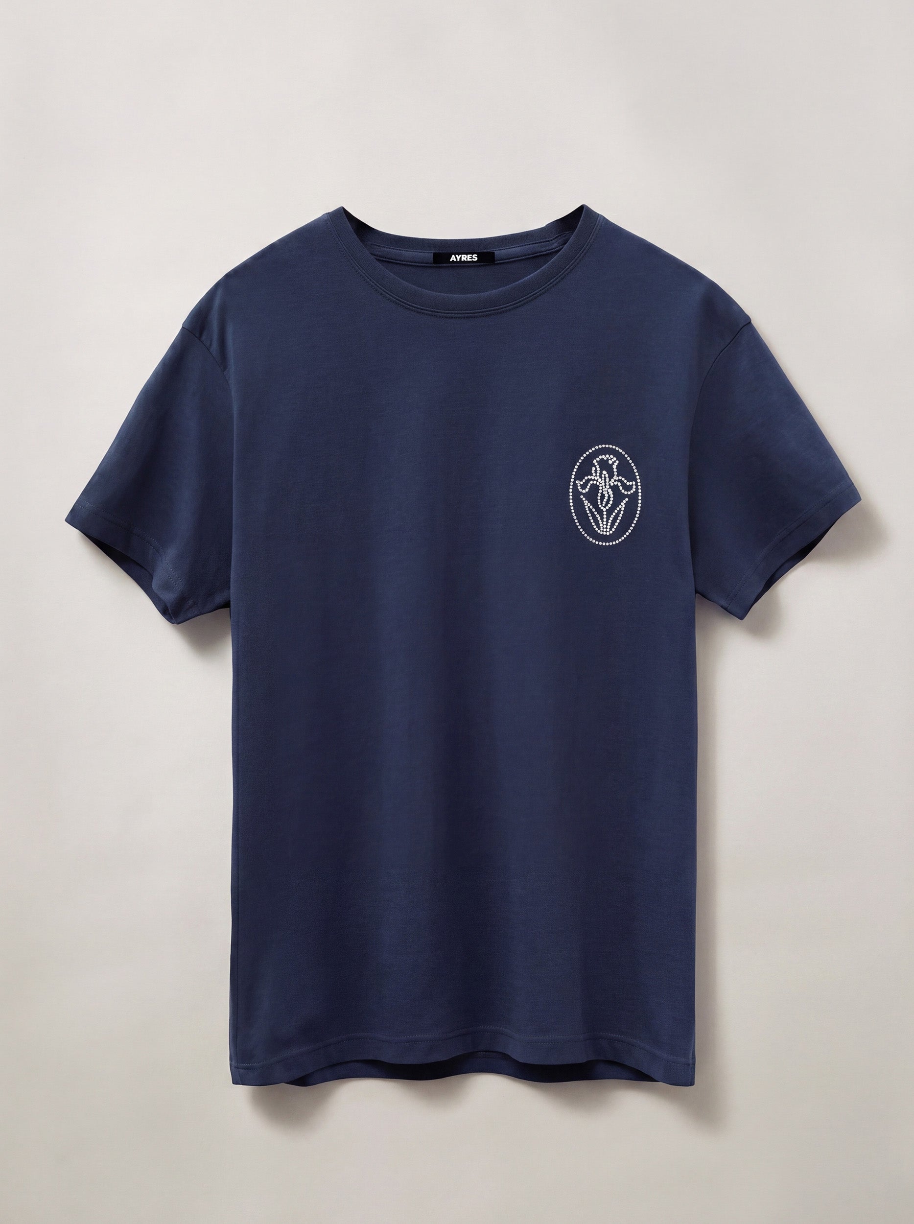 NAVY IRIS UNISEX SHIRT (PRE-ORDER)