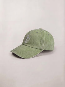 GREEN FLOWER BALL CAP