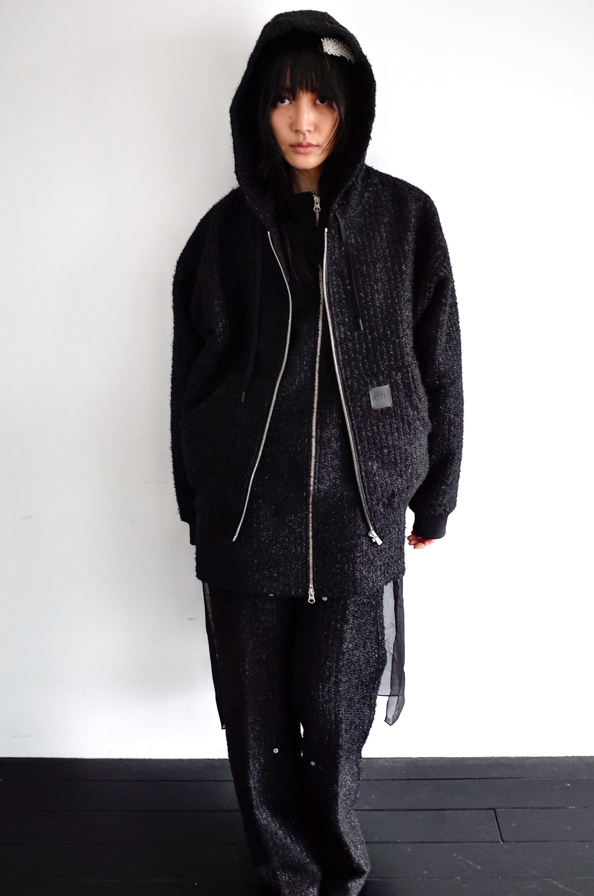TWEED ZIP JACKET