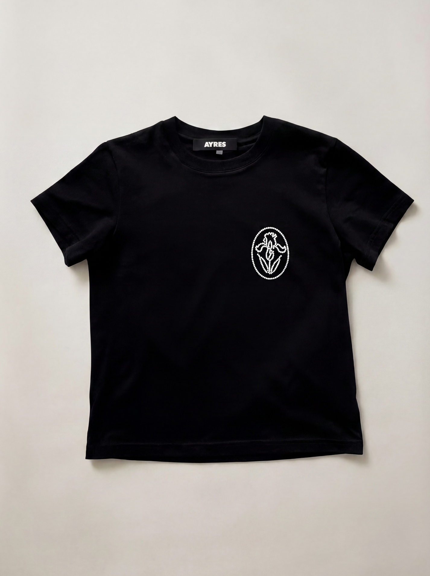 BLACK IRIS LOGO SHIRT (PRE-ORDER)